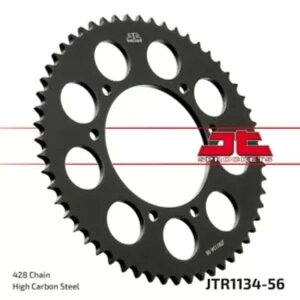 _[r Z_ 125 DRD Sm 4V 2009-2013 JT ubN A XvPbg 56T 428 JTR1134.56- Derbi Senda 125 DRD Sm 4V 2009-2013 JT black rear sprocket 56T 428 JTR1134.56-
