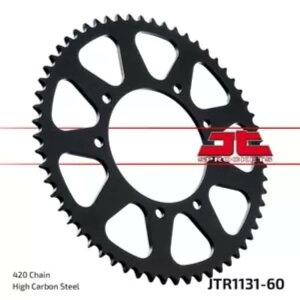 �A�v�����A SX 50 2006-2017 JT �u���b�N ���A �X�v���P�b�g 60T 420 JTR1131.60 Aprilia SX 50 2006-2017 JT Black Rear Sprocket 60T 420 JTR1131.60 �y���s�A���i�z