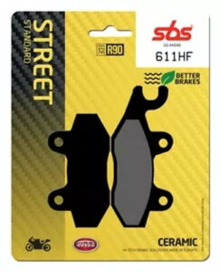 �X�Y�L En 125 2005-2009 SBS �Č��u���[�L���C�j���O �t�����g 611HF- Suzuki En 125 2005-2009 SBS sinter brake lining front 611HF- �y���s�A���i�z
