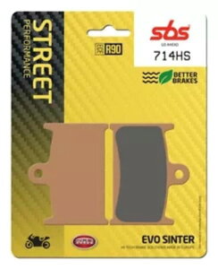 XYL ofBbg 1200 1997-2000 SBS Čtg u[L pbh 714HS Suzuki Bandit 1200 1997-2000 SBS Sintered Front Brake Pad 714HS