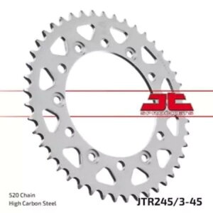 z_ XR 250 R 1982-1989 JT i` A XvPbg 45T 520 Jtr245/3.45- Honda XR 250 R 1982-1989 JT Natural Rear Sprocket 45T 520 Jtr245/3.45-