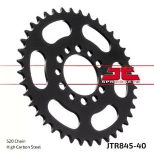 ヤマハ SR 250 SE 1980-1984 JT ブラック リア スプロケット 40T 520 JTR845.40 Yamaha SR 250 SE 1980-1984 JT Black Rear Sprocket 40T 520 JTR845.40