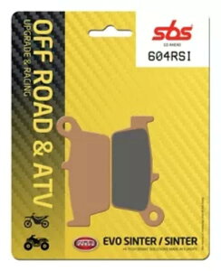 TM F 250 2001-2004 SBS ���[�V���O �V���^�[ �u���[�L ���C�j���O ���A 604RSI- TM F 250 2001-2004 SBS racing sinter brake lining rear 604RSI- �y���s�A���i�z