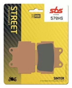 ���}�n R 350 1991-1995 SBS �V���^�[�h �t�����g �u���[�L �p�b�h 570HS- Yamaha R 350 1991-1995 SBS Sintered Front Brake Pad 570HS- �y���s�A���i�z
