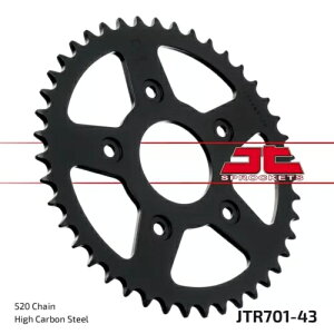 �J�W�o ���o�[ 600 1995-1997 JT �i�`������ ���A �X�v���P�b�g 43T 520 JTR701.43- Cagiva River 600 1995-1997 JT Natural Rear Sprocket 43T 520 JTR701.43- �y���s�A���i�z