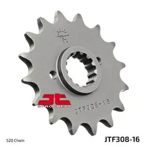 }n MT-03 660 2006-2013 JT i` tg XvPbg 16T 520 JTF308.16 Yamaha MT-03 660 2006-2013 JT Natural Front Sprocket 16T 520 JTF308.16