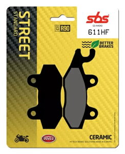�X�Y�L En 125 2005-2009 SBS �Č��u���[�L���C�j���O �t�����g 611HF- Suzuki En 125 2005-2009 SBS sinter brake lining front 611HF- �y���s�A���i�z