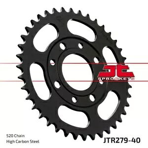 �z���_ MBX 125 F 1984-1985 JT �u���b�N ���A �X�v���P�b�g 40T 520 JTR279.40- Honda MBX 125 F 1984-1985 JT Black Rear Sprocket 40T 520 JTR279.40- �y���s�A���i�z