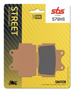 1986-1988 ���}�n Rz 350 SBS �V���^�[ �t�����g �u���[�L �p�b�h 570HS- 1986-1988 Yamaha Rz 350 SBS Sinter Front Brake Pad 570HS- �y���s�A���i�z