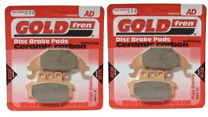 Adly �n���P�[�� �N���b�h 300 2009 �p�u���[�L �f�B�X�N �p�b�h �t�����g Goldfren Brake Disc Pads Front Goldfren For Adly Hurricane Quad 300 2009 �y���s�A���i�z