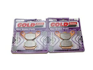 Goldfren S33 u[Lpbh tg Quadzilla XLC 500 2010-2015p Goldfren S33 Brake Pads Front For Quadzilla XLC 500 2010-2015