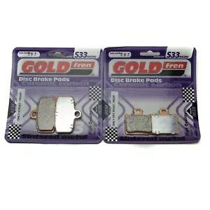 Goldfren S33 u[Lpbh tg & A Ktm 250 R t[Ch (2T) 2014-2017 p Goldfren S33 Brake Pads Front & Rear For Ktm 250 R Freeride (2T) 2014-2017