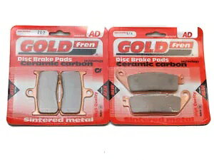 Goldfren u[Lpbh tg & A rNg[ WbN|bg 2010-2014 Goldfren Brake Pads Front & Rear For Victory Jackpot 2010-2014