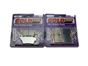 Goldfren S33 �u���[�L�p�b�h �t�����g & ���A �n�X�N�o�[�i SMR 630 2006 Goldfren S33 Brake Pads Front & Rear For Husqvarna SMR 630 2006 �y���s�A���i�z
