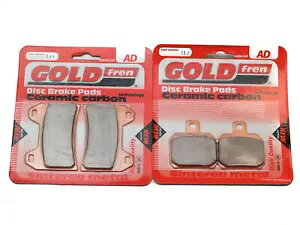Goldfren u[Lpbh tg & A Voxan Xg[g XNu[ 2007-2008 Goldfren Brake Pads Front & Rear For Voxan Street Scrambler 2007-2008