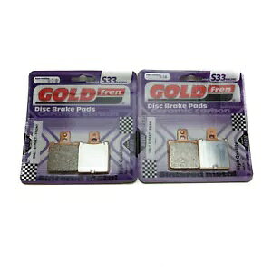 Goldfren S33 �u���[�L�p�b�h �t�����g Laverda GS 125 Lesmo 1986-1989�p Goldfren S33 Brake Pads Front For Laverda GS 125 Lesmo 1986-1989 �y���s�A���i�z