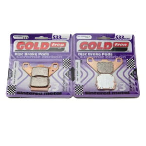 Goldfren u[Lpbh tg & A MH/Motorhispania MH 10 50 Pro Enduro 13-14 p Goldfren Brake Pads Front & Rear For Mh/Motorhispania MH 10 50 Pro Enduro 13-14