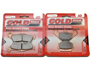 Goldfren �u���[�L�p�b�h �t�����g & ���A �A�v�����A SX 125 2008-2013 Goldfren Brake Pads Front & Rear For Aprilia SX 125 2008-2013 �y���s�A���i�z