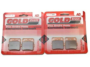 Goldfren �u���[�L�p�b�h �t�����g �z���_ TRX 500 FM1/FM2 AC �t�H�A�}�� 2014-2019 Goldfren Brake Pads Front For Honda TRX 500 FM1/FM2 AC Foreman 2014-2019 �y���s�A���i�z