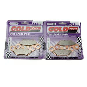 Goldfren S33 �u���[�L�p�b�h �t�����g Quadzilla RL 500 MK 11 �o�M�[ 2010-2011 Goldfren S33 Brake Pads Front For Quadzilla RL 500 MK 11 Buggie 2010-2011 �y���s�A���i�z