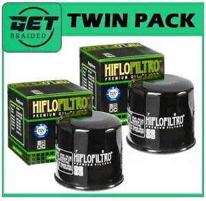 2x HiFlo ICtB^[oh XYL GSX1300R nuT 2017-2018 ɓK 2x HiFlo Oil Filter Bundle Fits SUZUKI GSX1300R HAYABUSA 2017-2018
