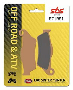 Husaberg FC 600 1999-2001 SBS ���[�V���O�V���^�[�u���[�L���C�j���O�t�����g 671RSI- Husaberg FC 600 1999-2001 SBS racing sinter brake lining front 671RSI- �y���s�A���i�z