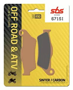 Vor En 400 2002-2003 SBS �Č��u���[�L���C�j���O �t�����g 671SI- Vor En 400 2002-2003 SBS sinter brake lining front 671SI- �y���s�A���i�z
