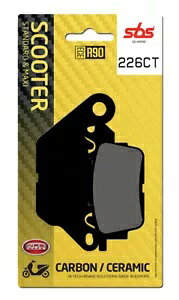 2015-2019 }n n-Max 125 SBS J[{ tg u[L pbh 226CT- 2015-2019 Yamaha n-Max 125 SBS Carbon Front Brake Pad 226CT-