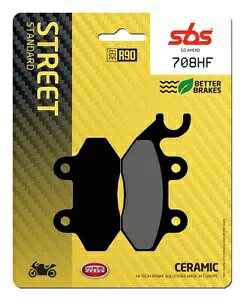 [ MX 0 2010-2012 SBS Čtg u[L pbh 708HF Zero MX 0 2010-2012 SBS Sintered Front Brake Pad 708HF