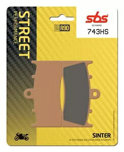 Kawasaki ZRX 400 1998-2001 SBS Čtg u[L pbh 743HS Kawasaki ZRX 400 1998-2001 SBS Sintered Front Brake Pad 743HS