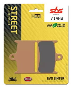 XYL RRARsARS2ATAV 900 1994-1997 SBS V^[ tg u[L pbh 714HS- Suzuki RR, Rs, RS2, T, V 900 1994-1997 SBS Sinter Front Brake Pad 714HS-