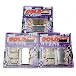Goldfren u[Lpbh tg & A Kawasaki KLZ 1000 Versys 2012-2014 Goldfren Brake Pads Front & Rear For Kawasaki KLZ 1000 Versys 2012-2014