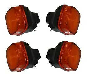 �E�C���J�[ 4 �t�����g&���A �z���_ NC 50 Express 1980-1982 �p�̊��S�ȃZ�b�g Blinkers Complete Set of 4 Front & Rear For Honda NC 50 Express 1980-1982 �y���s�A���i�z