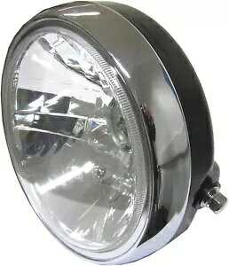 �w�b�h���C�g ���E���h �R���v���[�g �X�Y�L EN125 �u���b�N (�e) Headlight Round Complete For Suzuki EN125 Black (Each) �y���s�A���i�z