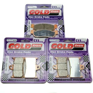 Goldfren S33 u[Lpbh tg & A }n YZF-R1 2002-2003p Goldfren S33 Brake Pads Front & Rear For Yamaha YZF-R1 2002-2003