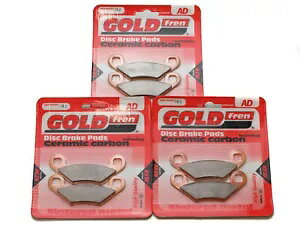 Goldfren u[Lpbh tg & A |X 300 z[NAC 2 x 4 2008-2009 p Goldfren Brake Pads Front & Rear For Polaris 300 Hawkeye 2 x 4 2008-2009