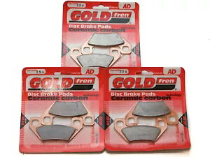 Goldfren �u���[�L�p�b�h �t�����g & ���A Arctic Cat 700i LTD 2011-2012 �R���v���[�g�Z�b�g Goldfren Brake Pads Front & Rear For Arctic Cat 700i LTD 2011-2012 Complete Set �y���s�A���i�z