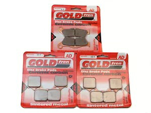 Goldfren �u���[�L�p�b�h �t�����g & ���A Ktm 990 �X�[�p�[���g R (SM-R) 2008-2009 �p Goldfren Brake Pads Front & Rear For Ktm 990 Supermoto R (SM-R) 2008-2009 �y���s�A���i�z