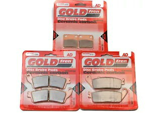 Goldfren u[Lpbh tg & A z_ FJS 600 Vo[EBO  ABS 2001-2006 Goldfren Brake Pads Front & Rear For Honda FJS 600 Silverwing Non ABS 2001-2006