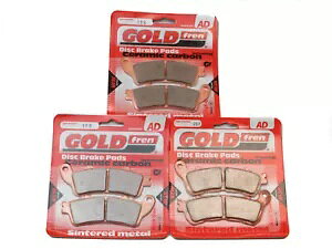 �u���[�L�p�b�h �t�����g & ���A �z���_ NT 650 V2 V3 V4 V5 �h�[���B�� 2002-2005 Brake Pads Front & Rear For Honda NT 650 V2 V3 V4 V5 Deauville 2002-2005 �y���s�A���i�z
