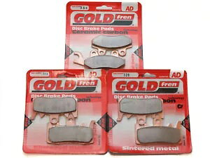 Goldfren �u���[�L�p�b�h �t�����g & ���A �g���C�A���t �^�C�K�[ �G�N�X�v���[���[ Xca 1215cc 2016-2017�p Goldfren Brake Pads Front & Rear For Triumph Tiger Explorer Xca 1215cc 2016-2017