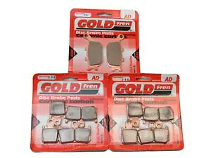 u[Lpbh tg & A }n YZF-R1 (6 |bg WA Lp[) 2007-2008 Brake Pads Front & Rear For Yamaha YZF-R1 (6 pot radial caliper) 2007-2008