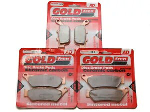 �u���[�L�p�b�h �t�����g & ���A �z���_ NT 650 VW/VX/VY/V1 �h�[���B�� 1998-2001 Brake Pads Front & Rear For Honda NT 650 VW/VX/VY/V1 Deauville 1998-2001 �y���s�A���i�z