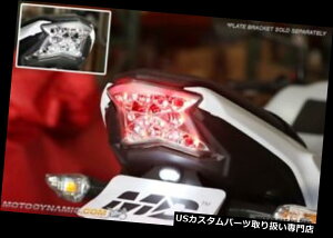 USe[Cg 17-19JTLjW650 Z650 Z900CeO[ebh^[VOiLEDe[CgNA 17-19 Kawasaki Ninja 650 Z650 Z900 INTEGRATED Turn Signals LED Tail Light CLEAR
