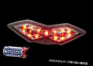USテールライト カワサキZ1000ニンジャ1000 Z1000 SX LEDテールブレーキライトターンシグナルインテグレーテッド Kawasaki Z1000 Ninja 1000 Z1000 SX LED Tail Brake Light Turn Signal Integrated
