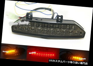 USe[Cg JTLjWZX6RRN[GTR1400pN[lede[^[VOiCgX[N Chrome Led Tail Turn Signal Light Smoke For KAWASAKI Ninja ZX6R Concours GTR1400