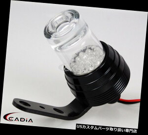 USe[Cg n[[`bp[̏Ŋւ̂߂̌^̃I[goCKXLED̃e[vv Vintage Motorcycle Glass LED Taillight Lamp For Harley Chopper Triumph Customs