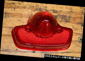 US�e�[�����C�g TRIUMPH BSA NORTON L769�p���[�J�X�Đ��e�[�����C�g�����Y54577109 LUCAS REPRODUCTION TAIL LIGHT LENS FOR TRIUMPH BSA NORTON L769 54577109 �y���s�A���i�z