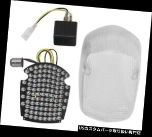 USe[Cg BikeMasteř^LEDe[CgNAz_oL[/ VT110 0 / VT750 BikeMaster Integrated LED Taillight Clear Honda Valkyrie/VT1100/VT750