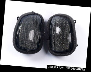 USe[Cg HONDA 2001-2016 GL1800 GoldwingpLEDtg^[VOiX[N LED Front Turn Signals Smoke for HONDA 2001-2016 GL1800 Goldwing